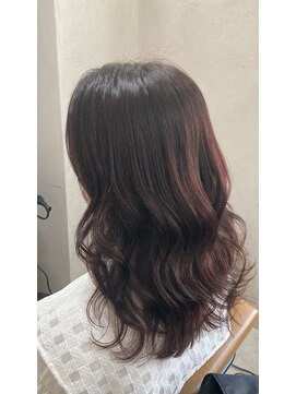 アジールヘア 東上野店(agir hair) 20代30代40代大人可愛い艶感ラベンダーピンク【上野】