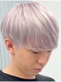 パールホワイト[新宿駅/ダークアッシュ/ニュアンスパーマ]