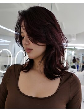 ガガ 心斎橋(GAGA) 韓国/ハイトーンカラー/ワンホンヘア/レイヤーカット/髪質改善