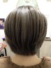 トリートメント一体型プレミアムカラー＋プレックス系トリートメント。
