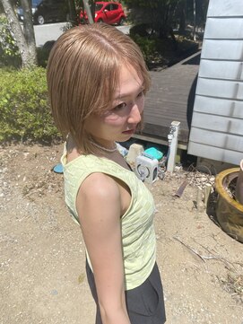 ヘアーコンセプト アイアイオ(HAIR CONCEPT iio) ハイトーン×ボブ