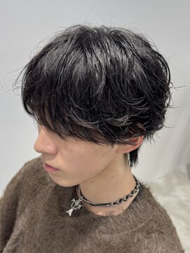 レタッチ バイ フィフス 天神大名(RETOUCH by fifth) シャドウパーマニュアンスパーマスパイラルパーマ緩め20代メンズ