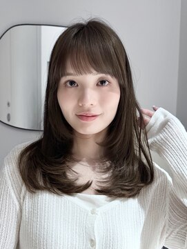 ミンクスオーバー(MINX OVER) イメチェン/レイヤーカット/オリーブベージュ/大手町