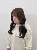 【韓国ヘア/レイヤーカット/アッシュベージュ】