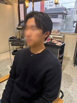 サンバイセライロ 千葉(SAN. by celilo) メンズ韓国ヘア/ニュアンスパーマ/毛流れセンターパート/関祐翔