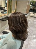 深めブラウンハイライト@20代30代40代50代