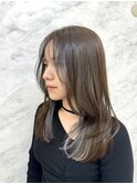 シルバーアッシュインナーカラー