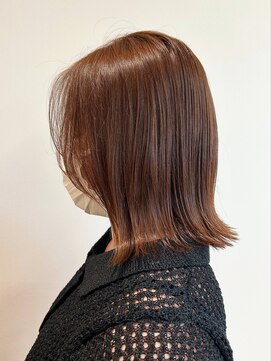 アン ヘアーズ(ann HAIRS) 外ハネボブにフェイスレイヤー