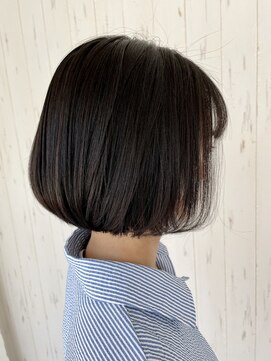 ニューヨークニューヨークマザーズ(NYNY Mothers) ミニボブ/暗髪/黒染め/丸みボブ/簡単スタイリング