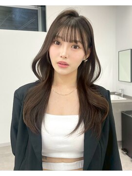 ユーフォリア 銀座本店(Euphoria) ★ワンカールモテ髪前髪小顔カットサイドバング艶感