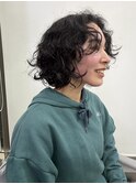 大人カーリーボブ