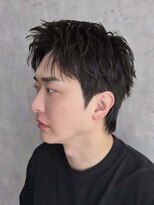 エイル 北堀江(Eir) アクティブショート ダウンパーマ アップバング 骨格補正