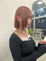 ミル(mir) ぱつんと bob × まろやかbeige