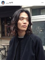 ヨーク(YOLK)&nbsp;【 ナカ 】男性のミディアムパーマ