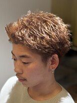 エクファフォーメン(EX-FA FOR MEN) リバースセンターパート/ニュアンスパーマ/ダウンバング/瀬田