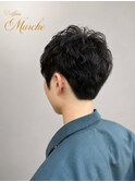 【岡谷市イルフプラザ1F/美容室マルシェ】_ニュアンスパーマ
