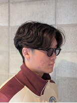 ワンワンオー バーバーショップ コンチネンタル(@110 BARBER SHOP continental)&nbsp;韓国風ナチュラルマッシュ海外風センターパートカルマヘア