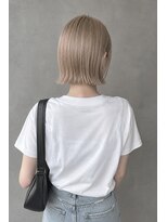 ヘアーサロンクレオ(CREO)&nbsp;外ハネ×ミルクティーベージュ
