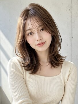 ノア 三宮店(NOA) 【NOA】大人可愛い韓国風くびれミディ小顔顔まわりレイヤー