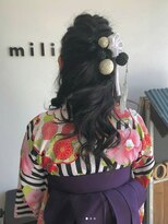 ヘアサロン ミリエ(HAIR SALON milie)&nbsp;卒業式ヘアセット　着付け