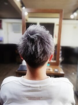 プラス(PLUS) シルバーカラー　メンズカット