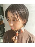 ▲ショートウルフとシースルーバング▲