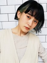 インフィニティ 清澄白河(Infinity)&nbsp;【黒髪】インナーカラー×クセっ毛風ボブ♪