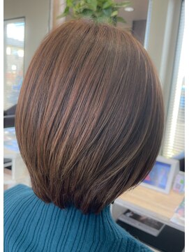 ブレスバイファースト 富谷店(Breath by first) ひし形。美シルエットボブスタイル!!