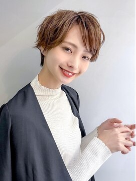 オーブ ヘアー ガーネット 古川大宮店(AUBE HAIR garnet) 20代・30代_垢抜けマッシュショート