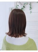 ナチュラル外ハネスタイル