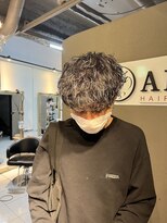 アイズ 海老名(AIZU)&nbsp;波巻きスパイラルパーマツイストスパイラルパーマメンズマッシュ