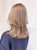 アルバム 渋谷パルコ(ALBUM)&nbsp;ブランドベージュレイヤー_グレージュカラーボブウルフ_ba370283