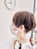 ストレートパーマ＋カット＋根元カラー＋トリートメント（ショート）24100