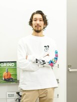 クラスコウベ 三宮店(Krass kobe)&nbsp;MEN’S HAIR スパイラルパーマ束間ショート【上野　竜司】