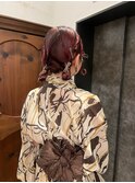 【大前晴奈】浴衣ヘアアレンジ