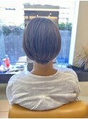 大人ボブ_前下がりボブ_ショートボブ20代30代40代 ハイライト