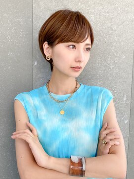 ロンド レグリーズ 立川(Lond leglise) ショート×顔周り×前髪×シルキーベージュ×グレージュカラー