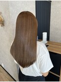 艶髪カラー+髪質改善ロイヤルトリートメント