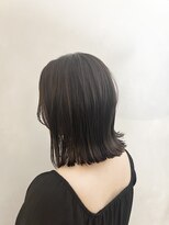 小森谷,黒髪,グレーベージュ,イメチェン,似合わせカットe45