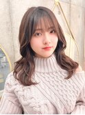 韓国レイヤー/韓国風/顔周り/髪質改善/黒髪/ブリーチなし 立川