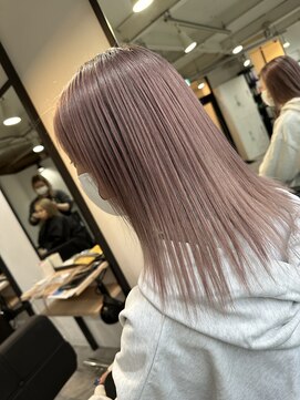 ラフ 難波店(LAFF) #セミディ#シアカラー#ショートヘアー#姫カット#ダークアッシュ