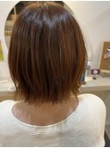 切りっぱなしボブ