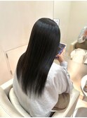 ブルーブラック暗髪カラー!