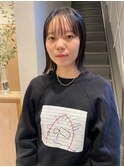 大人可愛い小顔レイヤーボブ似合わせポイントブリーチ