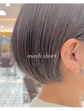 ヘアーアンドメイク サワ 上田本店(SAWA) 20代30代大人可愛い小顔マッシュショートラベンダーシルバー