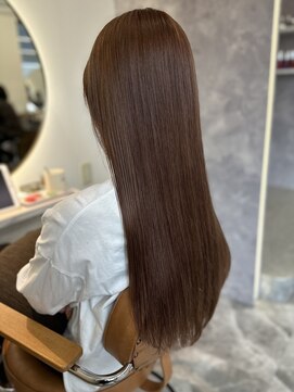 カノエ 福岡香椎店(canoe) ココアベージュ 髪質改善ストレート 透明感カラー 美髪 艶髪