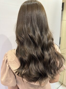 ボーテコンシェル 錦糸町(beaute concier) ブリーチなし　オリーブベージュ