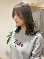 リュミエ ドゥ マッシュ(Lumier de mashu) 大阪/梅田/茶屋町/中崎町】オリーブグリーン/ミディアムレイヤー