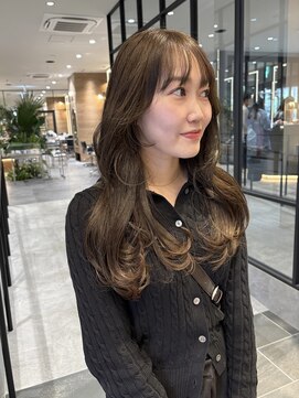 アクトジャパン グランドセントラル 博多リバレイン店(ACT JAPAN GRAND CENTRAL) olive beige & layer cut