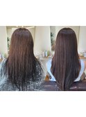 縮毛矯正beforeafter